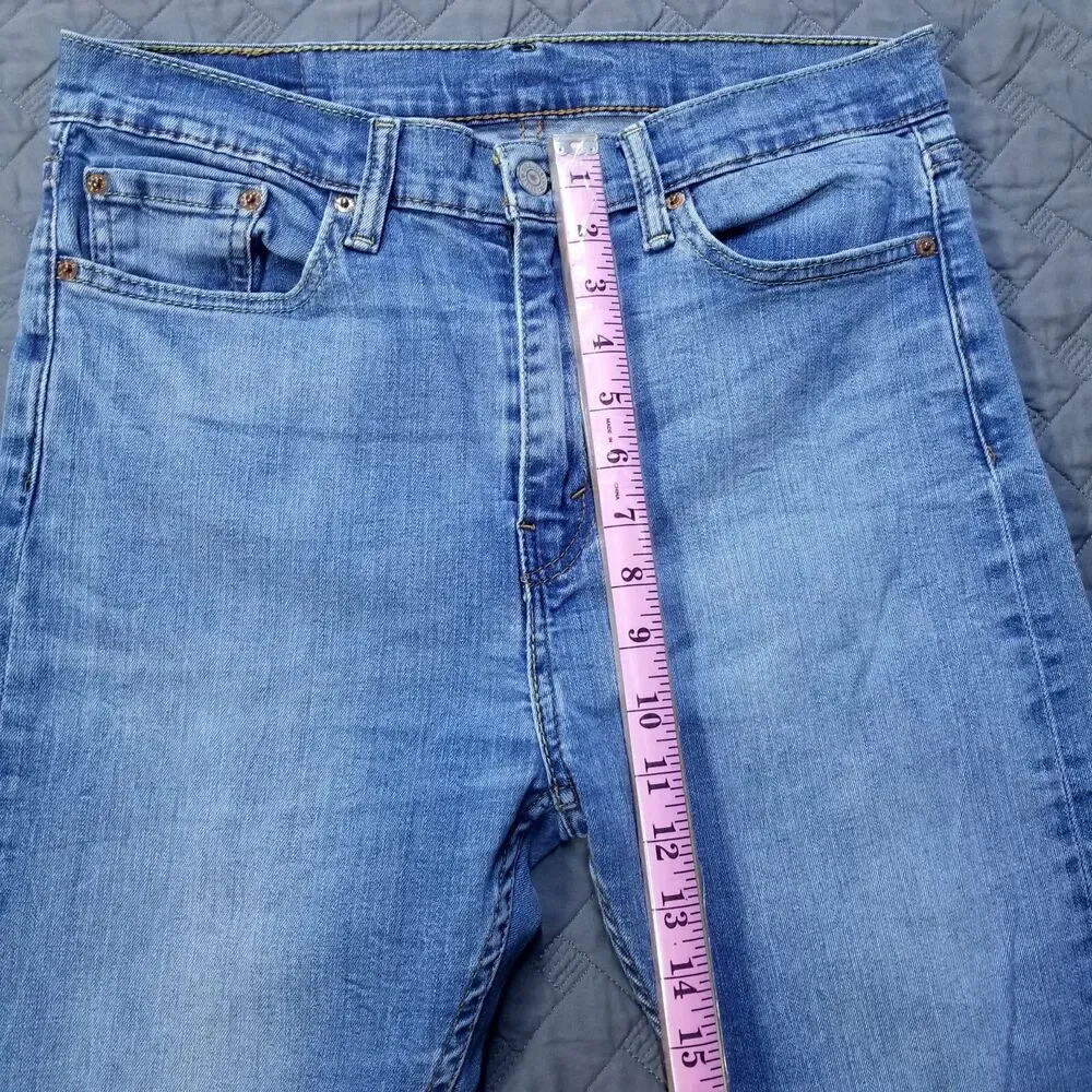 Levis Jeans Mens 33X30 Blue 510 Slim Straight‎ Dark Wash American Denim Workwear